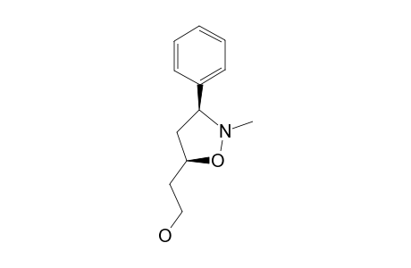 (3SR,5RS)-2-Methyl-5-(2'-hydroxyethyl)-3-phenylisoxazolidine