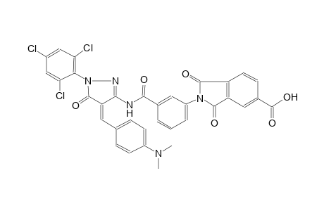 1H-isoindole-5-carboxylic acid, 2-[3-[[[(4E)-4-[[4-(dimethylamino)phenyl]methylene]-4,5-dihydro-5-oxo-1-(2,4,6-trichlorophenyl)-1H-