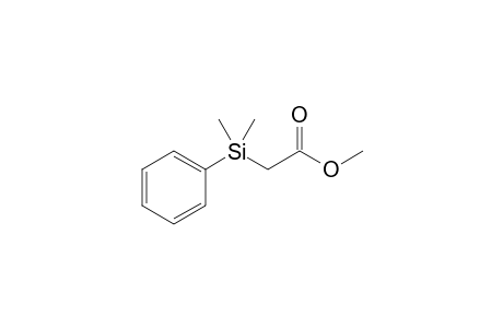 Methyl (dimethylphenylsilyl)acetate