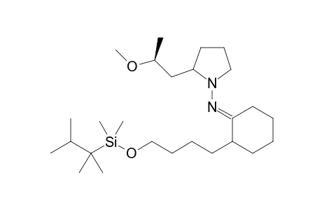 (S)-1-[2-[4-((1,1,2-trimethylpropyl)dimethylsiloxy)butyl]cyclohexylidene]amino-2-(2-methoxypropyl)pyrrolidene
