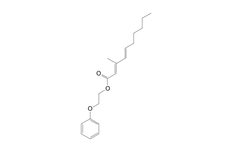 2-(PHENOXY)-ETHYL_3-METHYL-2-XI,4E-DECADIENOATE