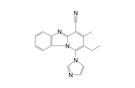 2-ethyl-1-(1H-imidazol-1-yl)-3-methylpyrido[1,2-a]benzimidazole-4-carbonitrile
