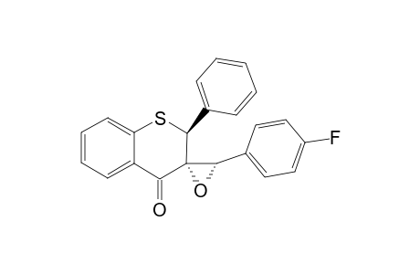 TRANS,TRANS-(+/-)-3'-(4-FLUOROPHENYL)-2-PHENYLSPIRO-[2H-1-BENZOTHIOPYRAN-3(4H),2'-OXIRAN]-4-ONE