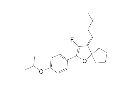 4-Butylidene-3-fluoro-2-(4-isopropoxyphenyl)-1-oxaspiro[4.4]non-2-ene