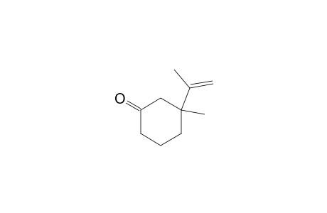 3-Methyl-3-(1-methylethenyl)cyclohexanone