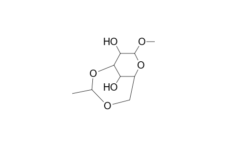 Methyl 3,6-O-ethylidenehexopyranoside