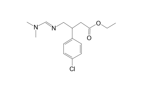 (.+/-.)-baclofen, N-dimethylaminomethylene-, ethyl ester