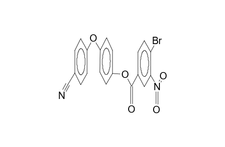 4-(4-cyanophenyloxy)phenyl 2-nitro-4-bromobenzoate