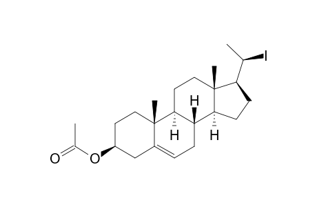 Pregn-5-en-3-ol, 20-iodo-, acetate, (3.beta.,20R)-