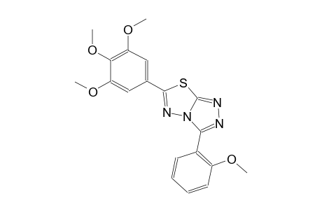 3-(2-methoxyphenyl)-6-(3,4,5-trimethoxyphenyl)[1,2,4]triazolo[3,4-b][1,3,4]thiadiazole