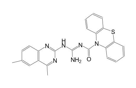 N-(4,6-dimethyl-2-quinazolinyl)-N''-[(E)-oxo(10H-phenothiazin-10-yl)methyl]guanidine