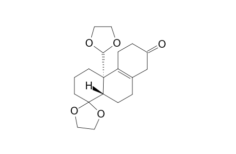 trans-2-(1,3-Dioxolan-2-yl)tricyclo[8.4.0.0(2,7)]tetradec-10(1)-en-12-one 6,6-Ethylidene Acetal isomer
