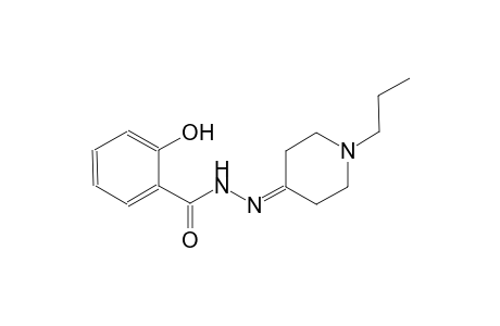 2-hydroxy-N'-(1-propyl-4-piperidinylidene)benzohydrazide