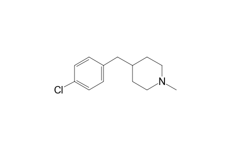 4-[p-Chlorobenzyl]-1-methylpiperidine