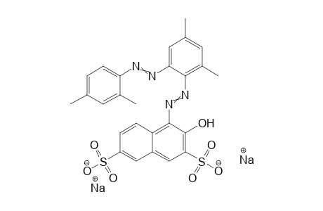 2,7-Naphthalenedisulfonic acid, 4-[[2-[(2,4-dimethylphenyl)azo]-4,6-dimethylphenyl]azo]-3-hydroxy-, disodium salt