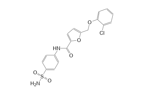 N-[4-(aminosulfonyl)phenyl]-5-[(2-chlorophenoxy)methyl]-2-furamide