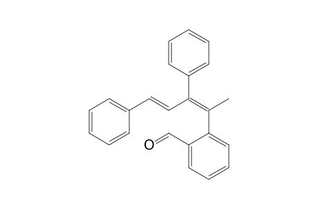 2-[(1E,3E)-1-methyl-2,4-diphenyl-buta-1,3-dienyl]benzaldehyde
