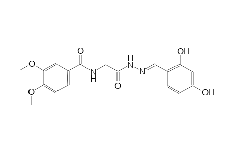 Benzamide, 3,4-dimethoxy-N-[2-(2,4-dihydroxybenzylidenhydrazino)-2-oxoethyl]-