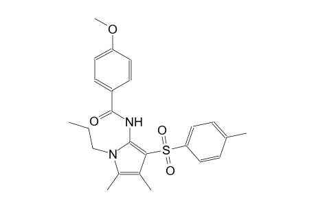 benzamide, N-[4,5-dimethyl-3-[(4-methylphenyl)sulfonyl]-1-propyl-1H-pyrrol-2-yl]-4-methoxy-