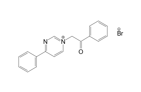 1-phenacyl-4-phenylpyrimidinium bromide