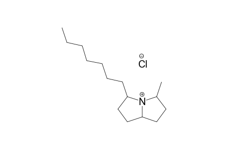 3beta-Heptyl-2,3,5,6,7,7a-alpha-hexahydro-5beta-methyl-1H-pyrrolizine