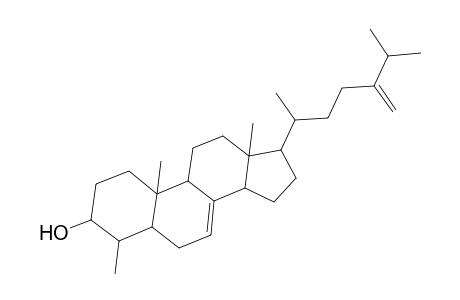 5.alpha.-Ergosta-7,24(28)-dien-3.beta.-ol, 4.alpha.-methyl-