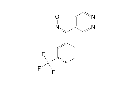 Z-4-Pyridazinyl(3-trifluoromethylphenyl)methanone oxime