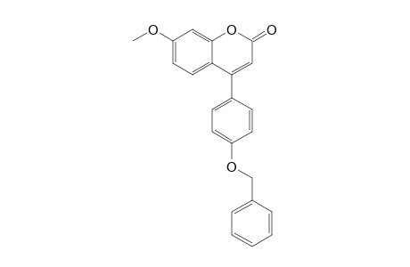 4-(4-benzoxyphenyl)-7-methoxy-coumarin