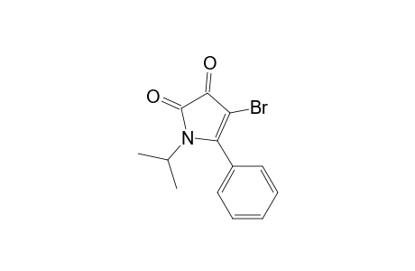 4-Bromanyl-5-phenyl-1-propan-2-yl-pyrrole-2,3-dione