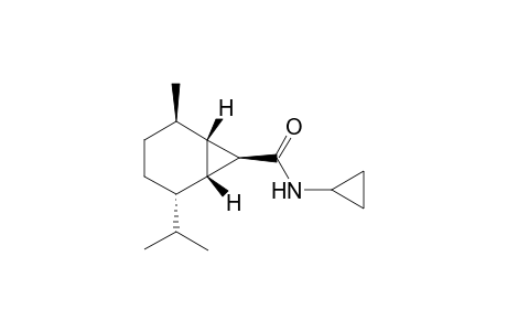 (1S,2R,5S,6R,7R)-N-Cyclopropyl-2-methyl-5-(1-methylethyl)bicyclo[4.1.0]heptane-7-carboxamide