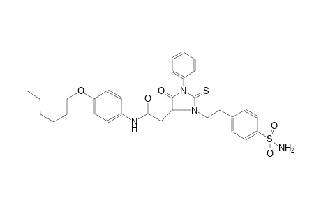 4-imidazolidineacetamide, 3-[2-[4-(aminosulfonyl)phenyl]ethyl]-N-[4-(hexyloxy)phenyl]-5-oxo-1-phenyl-2-thioxo-