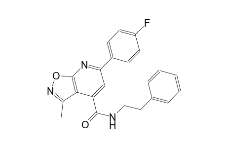 isoxazolo[5,4-b]pyridine-4-carboxamide, 6-(4-fluorophenyl)-3-methyl-N-(2-phenylethyl)-