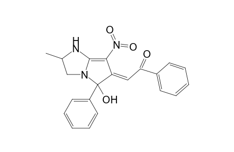 2-[5-Hydroxy-7-nitro-2-methyl-5-phenyl-2,3-dihydro-1H-pyrrolo[1,2-a]imidazol-6(5H)-yliden]-1-phenyl-1-ethanone