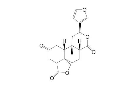 2-Methyl-4-(furan-3-yl)-5,12-dioxatetrahydron[8.7.0.0(2,7).0(10,14)]heptadecan-6,13,16-trione