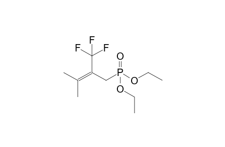 2-(diethoxyphosphorylmethyl)-1,1,1-trifluoro-3-methyl-2-butene