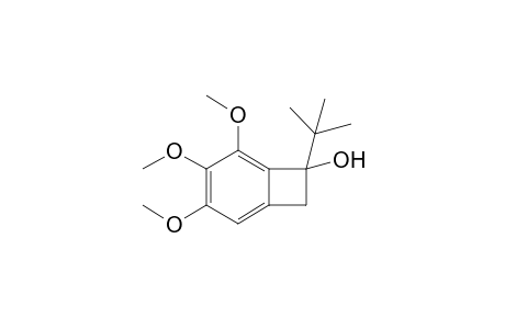 7-t-Butyl-3,4,5-trimethoxybicyclo[4.2.0]octa-1,3,5-trien-7-ol