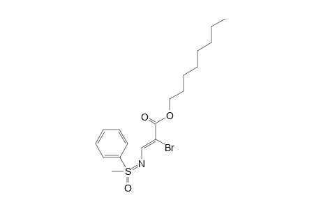 (Z)-N-[2-Bromo-2-(n-octyloxycarbonyl)]vinyl-S-phenyl-S-methyl sulfoximine