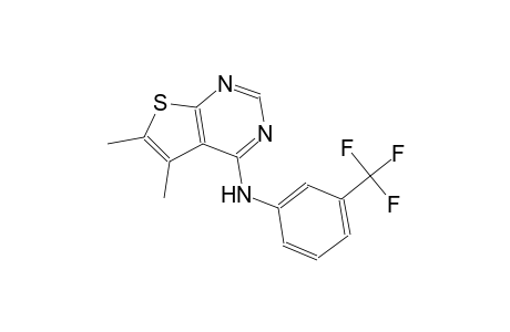 thieno[2,3-d]pyrimidin-4-amine, 5,6-dimethyl-N-[3-(trifluoromethyl)phenyl]-