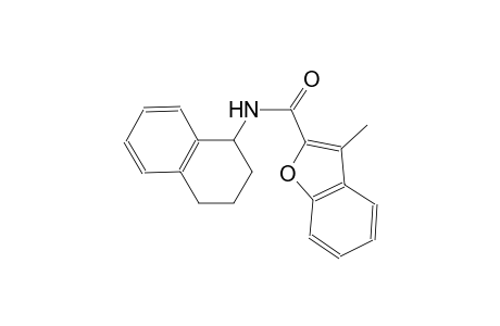 3-methyl-N-(1,2,3,4-tetrahydro-1-naphthalenyl)-1-benzofuran-2-carboxamide