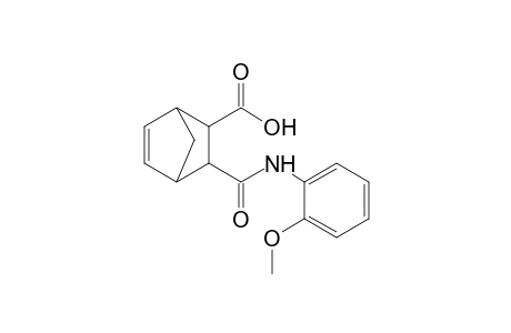 3-[(o-methoxyphenyl)carbamoyl]-5-norbornene-2-carboxylic acid