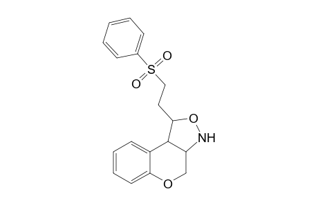 1-(2'-Phenylsulfonylethyl)-1,3a,4,9b-tetrahydro-3H-isoxazolo[3,4-d]benzo[b]pyran