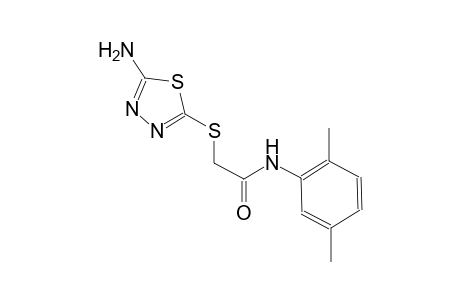 2-[(5-amino-1,3,4-thiadiazol-2-yl)sulfanyl]-N-(2,5-dimethylphenyl)acetamide