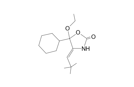 (Z)-4-[1-(2,2-Dimethylpropylidene)]-5-cyclohexyl-5-ethoxy-1,3-oxazolidin-2-one