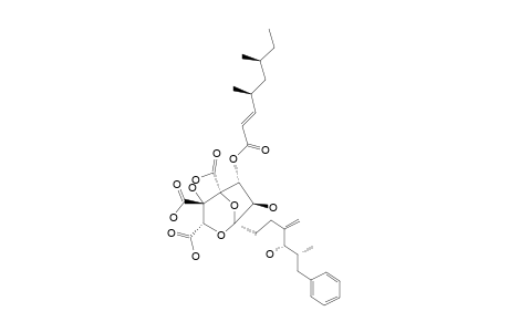 (1R,2S,3S,5S,6R,7R)-7-[(E,4S,6S)-4,6-dimethyloct-2-enoyl]oxy-2,6-dihydroxy-5-[3-[(1S,2R)-1-hydroxy-2-methyl-3-phenyl-propyl]but-3-enyl]-4,8-dioxabicyclo[3.2.1]octane-1,2,3-tricarboxylic acid