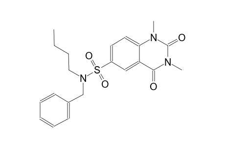 N-benzyl-N-butyl-1,3-dimethyl-2,4-dioxo-1,2,3,4-tetrahydro-6-quinazolinesulfonamide