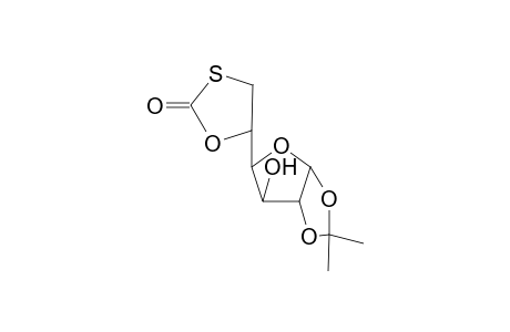 5,6-O,S-Carbonyl-1,2-O-isopropylidene-6-thio-.alpha.,D-glucofuramose