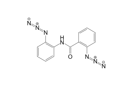 N-(2-Azidophenyl)-N-{2'-azidobenzoyl)amine