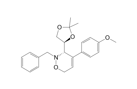 (3S,4'S)-2-Benzyl-4-(4-methoxyphenyl)-3-(2',2'-dimethyl-1',3'-dioxolan-4'-yl)-3,6-dihydro-2H-1,2-oxazine