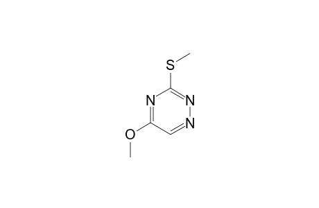 5-Methoxy-3-(methylthio)-1,2,4-triazine