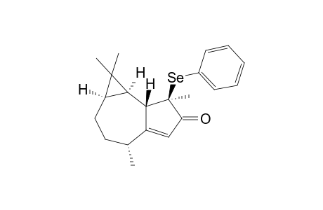 (1aR,4R,7R,7aS,7bR)-1,1,4,7-tetramethyl-7-(phenylseleno)-1a,2,3,4,7a,7b-hexahydrocyclopropa[e]azulen-6-one